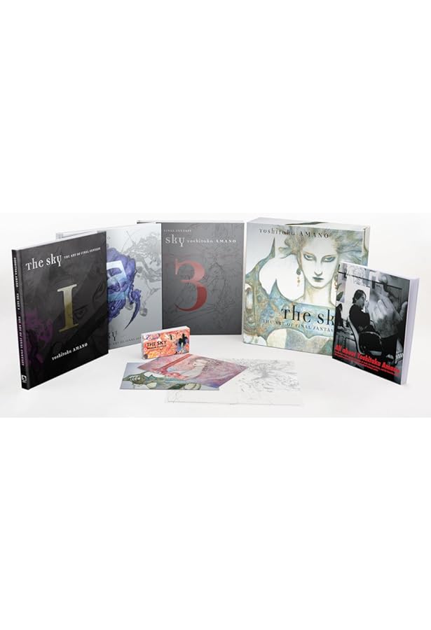 The Sky: The Art of Final Fantasy Slipcased Edition : Amano