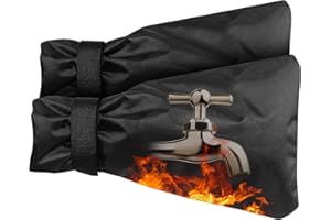 Dijia Outside Tap Cover 2 PCS-Outdoor Tap Cover for Winter, 420D Oxford, Faucet Anti-Freeze
