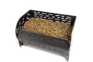 GÉNÉRIQUE Panier à pellets/granulés bruleur pour cheminée/poele et exterieur haute qualité fabrication robuste 6kg