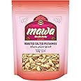 Mawa Dry Roasted Salted Pistachios 225g | Premium Pistachio Nuts with Shell | Dry Fruits Nuts & Seeds variety from Mawa | Crunchy Dry Fruits | No added oil or Preservatives |Resealable Pouch 225g