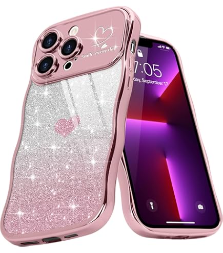 XYZ IPhone 13 Pro Case With Stand, Double Ring Holder, Heart Lanyard