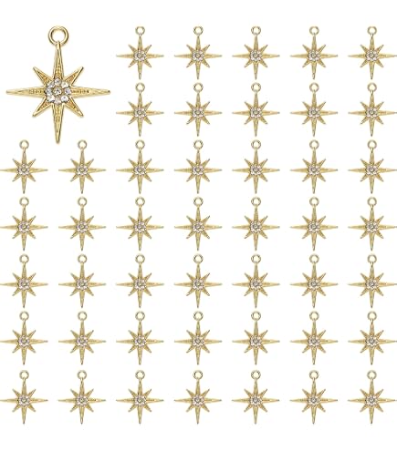 20 Pendentifs Œil Du Diable Laiton Micro Pave Zircone - Charms Bijoux DIY Couleur Aléatoire