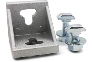 Fullerkreg - 4 x angles 45 x 45 profil rainure 10 avec fixation.