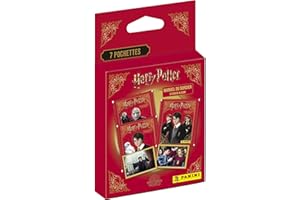 Panini France SA-Harry Potter Bubble Manuel du Sorcier Blister 7 Pochettes, 004279KBF7, Noir