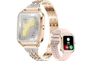 LIGE Smart Watch for Women Make Answer Calls,1.57" Diamond Fitness Tracker Watch with Female Health Heart Rate Sleep Monitor,21 Sports Modes Elegant Smart Watch for Android IOS