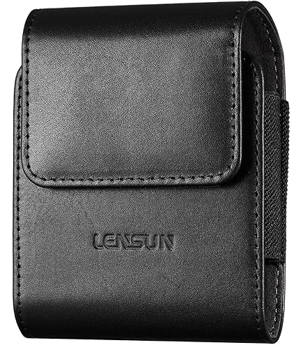 LENSUN Etui Cuir Veritable de Ceinture pour Samsung Galaxy Z Flip 4 LENSUN Etui Cuir Veritable de Ceinture pour Samsung Galaxy Z Flip 4