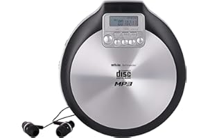 Silva Schneider MCD50 Tragbarer CD-Player CD, CD-R, CD-RW, MP3 Fühlbare Tasten Aluminium (Matt), SC, 251004