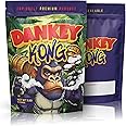 NUG PACKS Dankey Kong - 100 x Cali Packs 3.5g bag, Aluminium Foil lined Mylar bags 3.5g, Ziplock Smell proof bag, Baggies, (9.8cm x 13cm)