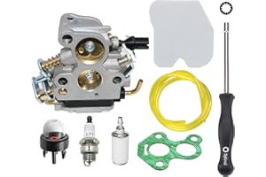 Hippotech Carburatore con Filtro dell'Aria Filtro della Linea del Carburante Sostituzione per Husqvarna 235 235E 236 236E 240 240E Motosega