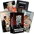 QCFQCF Love Oracle Cards Decks, Broken Mirrors Deck,Oracle Cards for Beginners, Recommended for Twin Flame, Soulmate and Karmic Readings