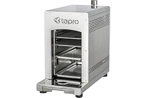 TEPRO Gas Steak Grill and BBQ with Electronic Ignition - 800 degrees high temperature