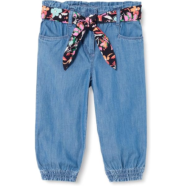 Jeans Fille NAME IT - Jean Bleu Danois, 77% Coton, 22% Polyester, 1% Élasthanne, Coupe Confortable - 10
