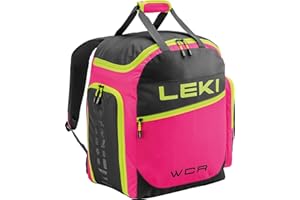 Leki Alpine - Funda para 3 Pares de esquís, Color Rojo