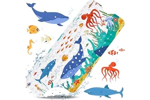 MOYKSRR Tappetino Vasca Antiscivolo Bambini da Bagno, 100 x 40 cm Tappeto Bagno Bathtub Mat con 200 Ventose Modello Animale Marino, Tappetino per Doccia Antiscivolo Senza BPA e Lavabile in Lavatrice
