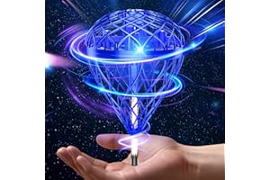 SPOYLETTO Fliegender Ball Spielzeug 2025 - Hove Ball Hand Gesteuerte Sprung Drohne mit LED Lichtern, 360° Flips Cooles Spinner Spielzeug für drinnen und draußen, Geschenke für Jungen, Mädchen und Erwachsene