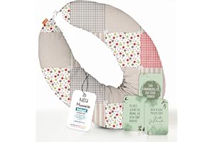 ‎SOULBABY joyfill Stillkissen I Von Hebammen Getestet I XXL Schwangerschaftskissen & Seitenschläferkissen I Lagerungskissen Baby & Schlafkissen für Schwangere I Flüsterleise Füllung