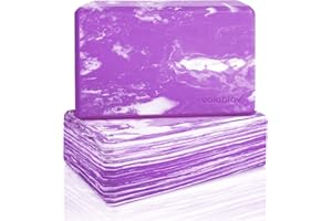 voidbiov 2 blocchi da yoga in schiuma da 22,9 x 15,2 x 7,6 cm, mattoni EVA ad alta densità, supportano la tua pratica e aprono il tuo corpo, ti danno maggiore stabilità ed equilibrio