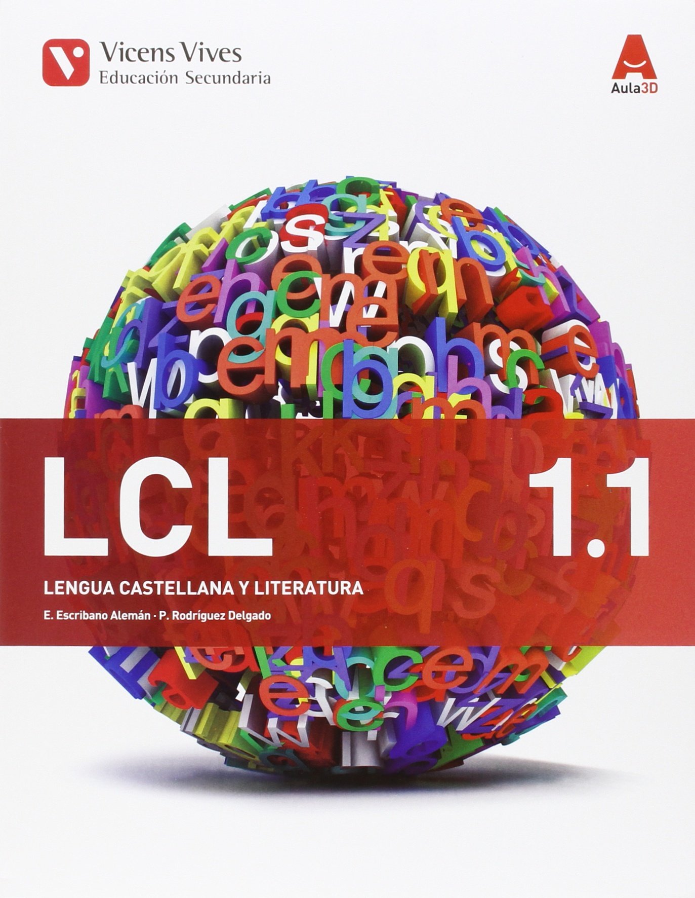AULA 3D, LCL 1 Trim, Lengua Castellana y Literatura, paquete de 3 libros