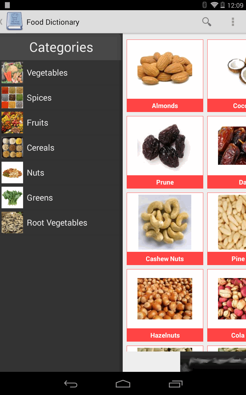 Food Dictionary Amazon.co.uk Appstore for Android