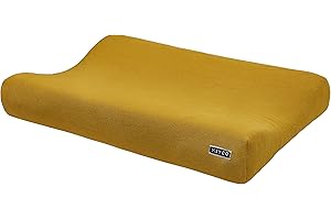Meyco 2763023 - Funda para cambiador (2 piezas, 45 x 70 cm), color amarillo