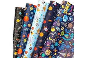 BBLIKE Papel de regalo de 5 hojas de papel de regalo de cumpleaños de 70 x 50 cm plegado para cumpleaños comienzo del colegio