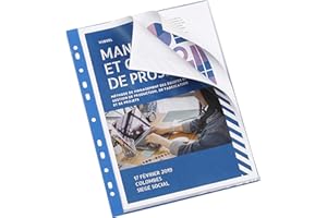 Viquel - Carpetas perforadas para carpeta A4, color azul