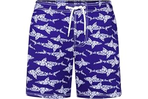 HAGOT Boys Swimming Trunks, Kids Board Shorts Beach, Quick Dry Boys Swim Shorts,Sports Running Swim Board Shorts