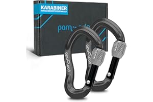 ‎PAMINDO pamindo Mini-Karabiner - Schraub-Karabiner klein - Schraubverschluss Karabinerhaken - Schlüsselanhänger - Karabiner-Set - Alu-Karabiner