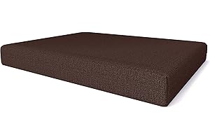 ‎PILLOWS24 Pillows24 - Palettenkissen 120 x 80 Sitzkissen | Palettenauflage für Palettensofa | Sitz- & Rückenkissen für Europaletten | Palettenmöbel für Indoor & Outdoor mit UV-beständig | Made in EU | ‎Braun