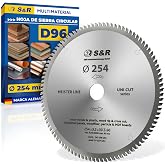 S&amp;R Cutting Disc 254 Wood and Metals - 96 Teeth/Circular Saw Blade. professional quality