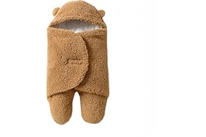 Danolt Gigoteuse 6 Mois Hiver, Nid d'ange Bebe Couverture D'Emmaillotage pour Bébé,Gigoteuse Emmaillotage à Naissance