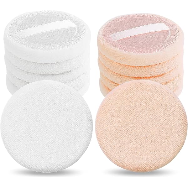 2 Stück Puderquasten – 10 Cm Durchmesser, Ultraweich, Waschbar, Für Körper & Gesicht