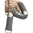 Praknu Boudin Anti-Froid Extra Long 120 Cm – Stop Courants D'Air Fenêtres & Portes, Lavable, Économies D'Énergie Garanties – Beige