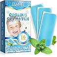 16 Sheets Cooling Fever Patch for Kids - Forehead Strips Gel Pads for Baby Children Adult Migraine Soothing, Headache Patches - Fever Cool Pads for Pain Relief