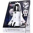 Dazmers Spaceship Shuttle Toy with Astronaut Figure, Lights Up with Light and Blast Off Sound Effects - Fun Rocket Ship Space Toys for Kids, Space Shuttle Toys, Toy Spaceship, Space Toy for Boys 5-8