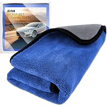 5-Pack Microfiber Car Drying Towels | Super Absorbent Dual-Sided Cloths For Car Wash & Detailing