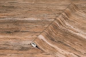 d-c-fix Möbel-Klebefolie Rustik Holz-Optik 45 cm x 2 m - Möbelfolie selbstklebend Deko-Folie Küchen-Schrank Fensterbank Schrankfolie Tisch Holzfolie Retro Vintage Industrial Shabby Chic Braun