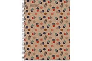 Miquelrius Cahier A4 recyclé 80 feuilles recyclées 80 g/m² Carnet uni avec feuilles vierges pour dessin, lettering ou croquis, couverture recyclée 4 trous