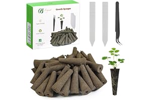 Feyut 30 Pack Grow Sponges, Replacement Root Growth Sponges Seed Pods Compatible with AeroGarden, Seedling Starter Sponges Kit for Hydroponic Indoor Garden System