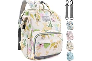 LEcylankEr Sacs à Dos à Langer Bebe Sac a Langer de Grande Capacité Sac à Langer Multifonctionnel avec Multiples Compartiments - pour Voyages, Cadeau pour Nouveaux Parents