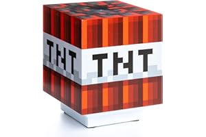 PALADONE Lámpara TNT Minecraft con Sonido - Luz Nocturna Oficial, Juguete y Decoración para Fans