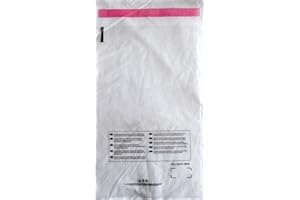 KARIBA 12.5" x 18" (315 x 460mm) Clear 140g/35 Micron Poly Bags with Suffocation Warning From the UK - Perfect for FBA available in 100 or 1000 (100)