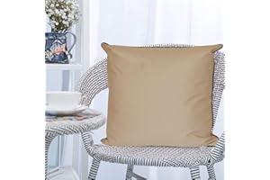 LILENO HOME Cuscino 45 x 45 cm [set da 2] – Federa impermeabile per cuscino da giardino o cuscino decorativo, per interni ed esterni