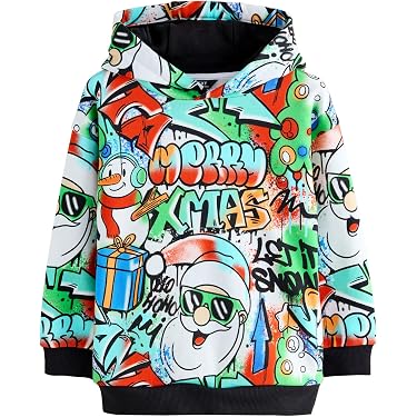 Kinder Weihnachtspullover Mit Rentier-Motiv – Unisex, Aus Acryl, Größe 3–4 Jahre