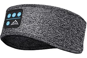 HANPURE Auriculares para Dormir Regalos Originales para Hombre Mujer: Amigo Invisible Regalos Antifaz para Dormir Auriculares para Dormir con Ultrafinos HD Estéreo Altavoces, Orejeras Antiruido para Dormir