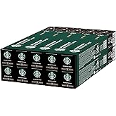 STARBUCKS Ristretto Shot by Nespresso, Dark Roast, Coffee Capsules 10 x 10 (100 Capsules)