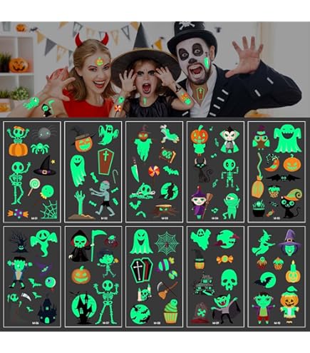 JIEYAO Halloween Mini Radiergummis - 24 Stück Süße Motive Für Kinder & Schulparty