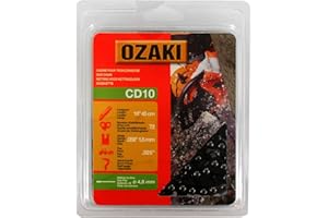 OZAKI 12820 Chaîne de tronçonneuse 325 .058 72E CD10, Noir