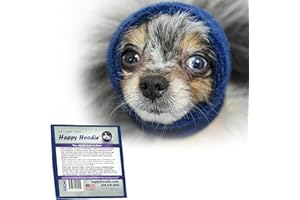 ZONI PETS Happy Hoodie - La Banda calmante Original para Perros y Gatos – para aliviar la ansiedad – Cancelación de Ruido para Fuegos Artificiales, tormentas eléctricas, Aseo de Mascotas y Secado Forzado