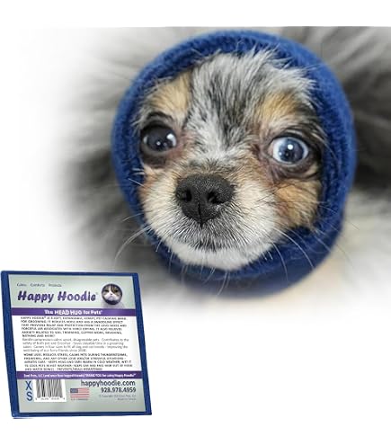 Happy Hoodie – Bande Apaisante Originale Pour Chiens Et Chats – Soulage L'Anxiété, Calme Et Protège Les Oreilles Du Bruit